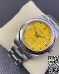 EW Factory Replica Rolex Oyster Perpetual M124300-0004 Yellow Dial