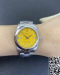 EW Factory Replica Rolex Oyster Perpetual M124300-0004 Yellow Dial