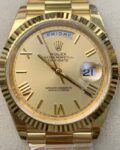 EW Factory Replica Rolex Day Date M228238-0006 Champagne Dial