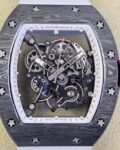 KV Factory Replica Richard Mille RM055 V5 Carbon Fiber Watch Case Series