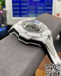 BBF Factory Replica Hublot Big Bang Sang Bleu 418.HX.2001.RX.MXM2 White Ceramics