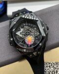 BBF Factory Replica Hublot Big Bang Sang Bleu 418.CX.1114.RX.MXM20 Black Ceramics