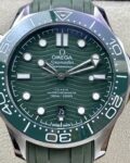 VS Factory Replica Omega Seamaster Diver 300M 210.32.42.20.10.001 Green Rubber Strap Series