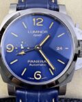 VS Factory Replica Watches Panerai Luminor GMT PAM01033 Blue Dial