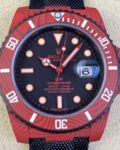 VS factory Custom Rolex Submariner Red Carbon Fiber Case