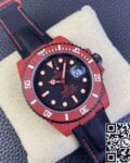 VS factory Custom Rolex Submariner Red Carbon Fiber Case