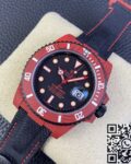 VS factory Custom Rolex Submariner Red Carbon Fiber Case