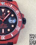 VS factory Custom Rolex Submariner Red Carbon Fiber Case