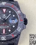 VS factory Custom Rolex Submariner Colored Carbon Fiber Case Red