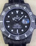 VS factory Custom Rolex Submariner Carbon Fiber Case White Replica Watches