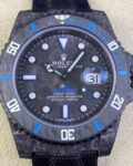 VS factory Custom Rolex Submariner Carbon Fiber Case Blue Replica Watches