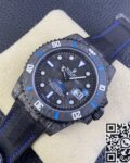 VS factory Custom Rolex Submariner Carbon Fiber Case Blue Replica Watches