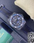 VS factory Custom Rolex Submariner Carbon Fiber Case Blue Replica Watches