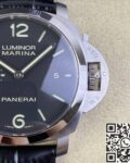 VS Factory Panerai Luminor Replica Watches PAM312 Black Leather Strap