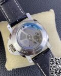 VS Factory Panerai Luminor Replica Watches PAM312 Black Leather Strap