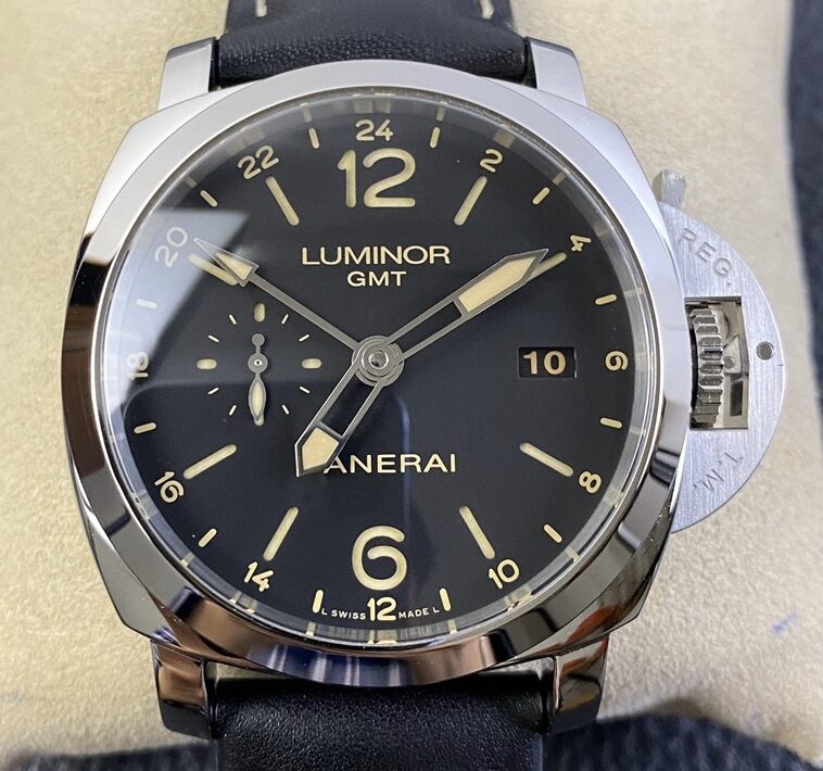 VS Factory Replica Watches Panerai Luminor GMT PAM531 Black Dial