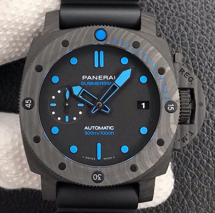 VS Factory Replica Watches Panerai Submersible PAM00960 Carbon Fiber