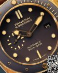 VS Factory Panerai Submersible Replica Watches PAM00968 Bronze Material 47MM