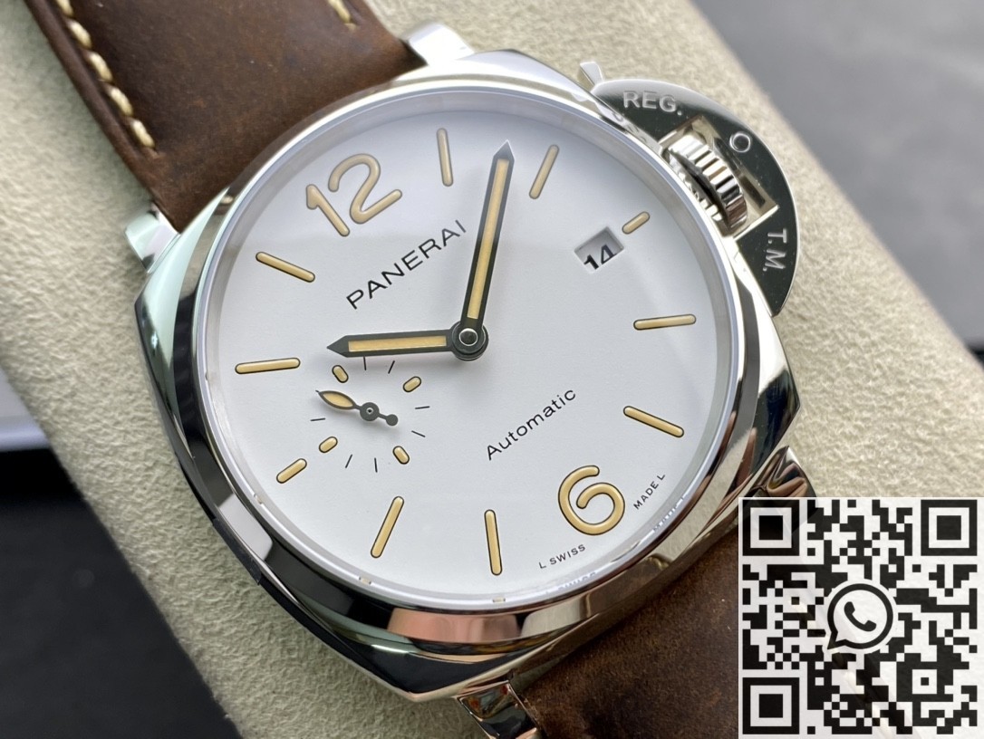 VS Factory Replica Panerai Luminor Due PAM01046 White Dial 42MM