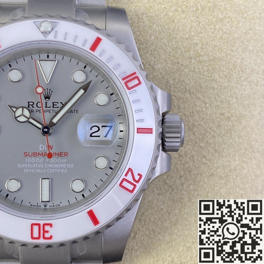 VS Factory Custom Rolex Submariner White Ceramic Bezel 40MM