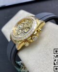 JH Factory Replica Rolex Daytona 116588 TBR Gold With Diamonds