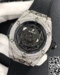 WWF Factory Replica Hublot Big Bang Full Diamond Titanium Case