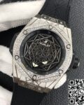 WWF Factory Replica Hublot Big Bang Titanium Case Diamond Set