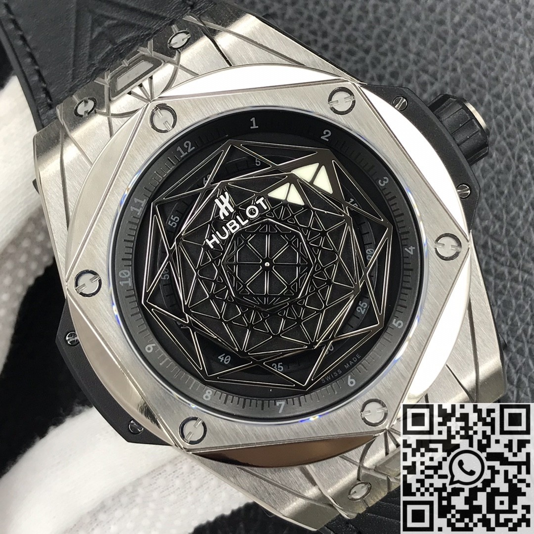 WWF Factory Replica Hublot Big Bang 415.NX.1112.VR.MXM16 Black Dial