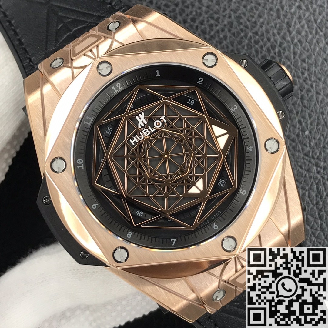 WWF Factory Replica Hublot Big Bang 415.OX.1118.VR.MXM17 Gold Case