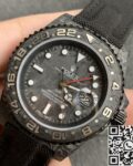 DIW Custom Rolex GMT-Master II Carbon Fiber Case Nylon Strap