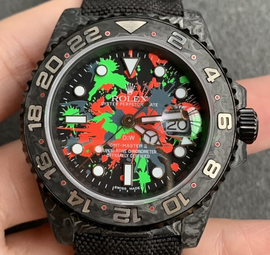 DIW Custom Rolex GMT-Master II Graffiti Personality Dial