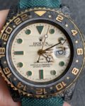 DIW Custom Rolex GMT-Master II Green Fabric Strap