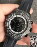 JH Custom Rolex Daytona Carbon Fiber Case Panda Dial