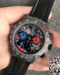 JH Custom Rolex Daytona Carbon Fiber Case Color Dial