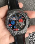 JH Custom Rolex Daytona Carbon Fiber Case Color Dial