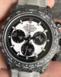 JH Custom Rolex Daytona Carbon Fiber Case White Dial