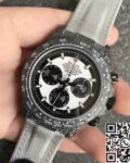 JH Custom Rolex Daytona Carbon Fiber Case White Dial