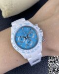 AET Custom Rolex Daytona White Ceramics Tiffany Blue