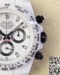 5G Custom Replica Rolex Daytona White Ceramic Rubber Strap