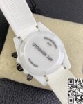 5G Custom Replica Rolex Daytona White Ceramic Rubber Strap