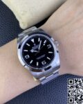 JVS Factory Replica Rolex Explorer Black Dial 904L 40MM