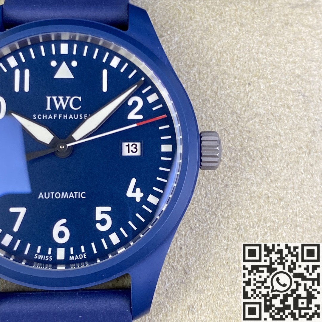 M+ Factory Replica IWC Pilot IW328101 Blue Ceramic Case