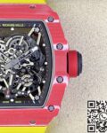 T+ Factory Richard Mille Replica Watches RM35-02 Carbon Fiber Case Yellow Tape