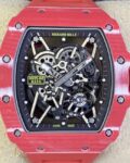 T+ Factory Richard Mille Replica Watches RM35-02 Red Carbon Fiber Case