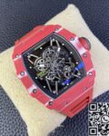 T+ Factory Richard Mille Replica Watches RM35-02 Red Carbon Fiber Case