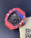 T+ Factory Richard Mille Replica Watches RM35-02 Red Carbon Fiber Case