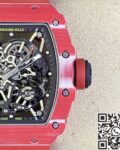 T+ Factory Richard Mille Replica Watches RM35-02 Red Carbon Fiber Case