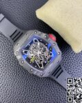 T+ Factory Richard Mille Replica Watches RM35-02 Black Carbon Fiber Case