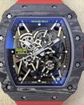 T+ Factory Richard Mille Replica Watches RM35-02 Red Rubber Straps