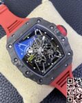 T+ Factory Richard Mille Replica Watches RM35-02 Red Rubber Straps